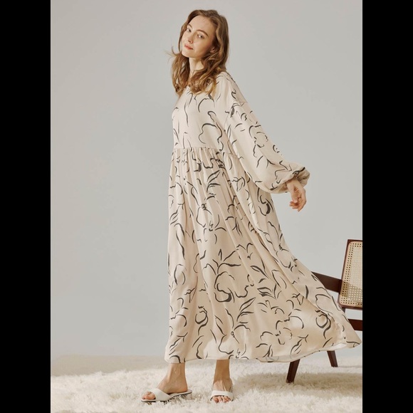 Nap Loungewear Dresses & Skirts - Nap NWT Art Print Maxi Dress